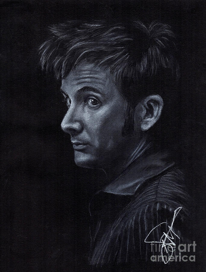 David Tennant Drawing - David Tennant 3 by Rosalinda Markle David Tennant Drawing - David Tennant 3 by Rosalinda Markle