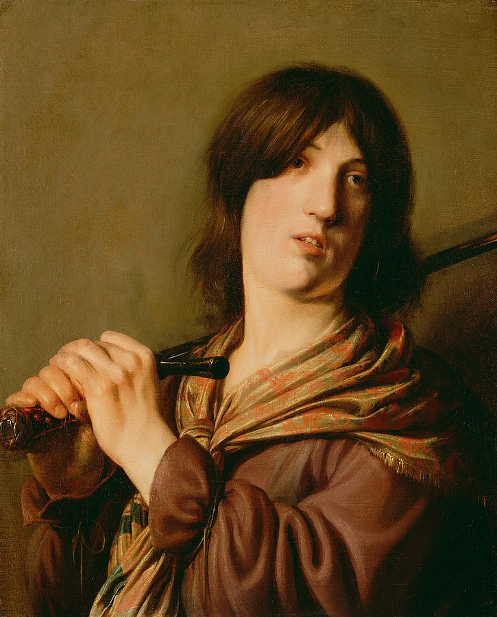 David with His Sword Painting by Salomon de Bray