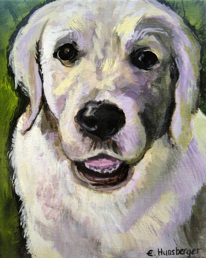 Davids Abby Painting by Edith Hunsberger