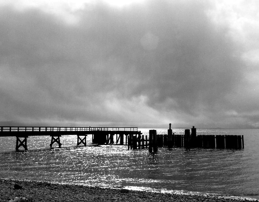 Davis Bay Pier Photograph by Robert  Rodvik