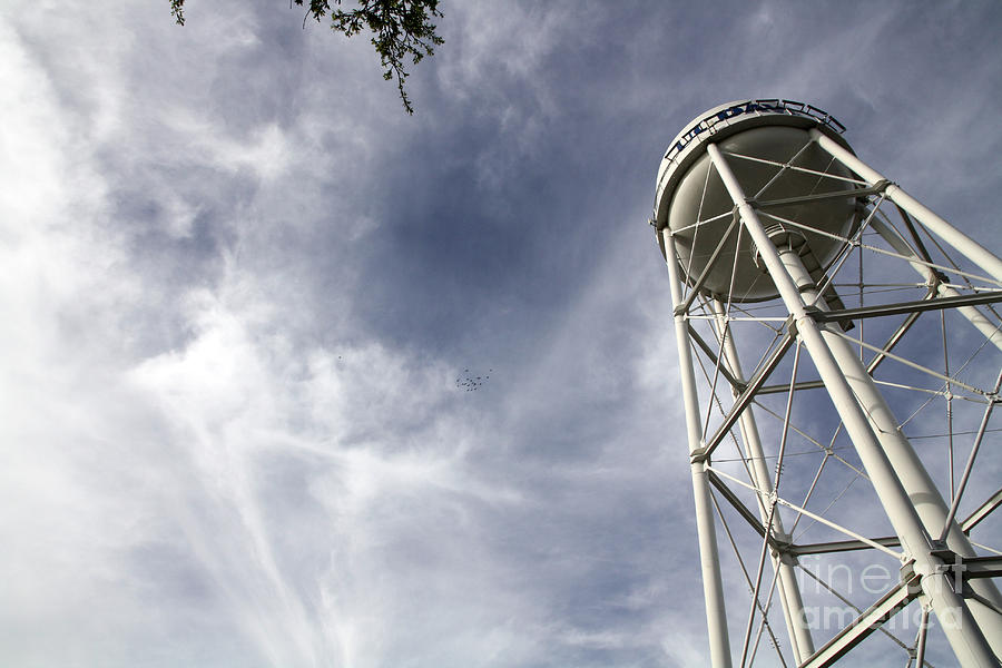 Davis Water Tower Photograph by Juan Romagosa