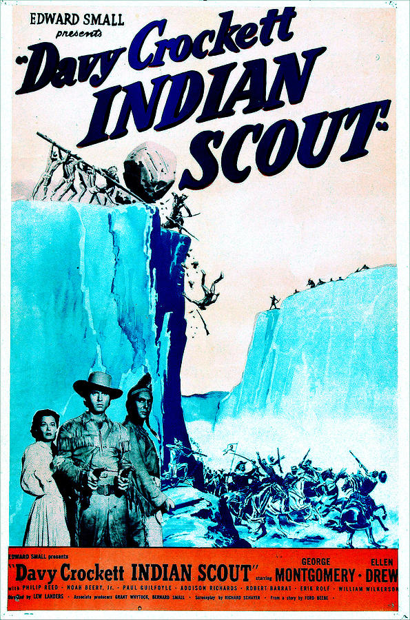 Davy Crockett Indian Scout, Us Poster Photograph by Everett