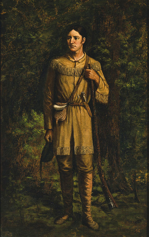 Davy Crockett Painting by Celestial Images
