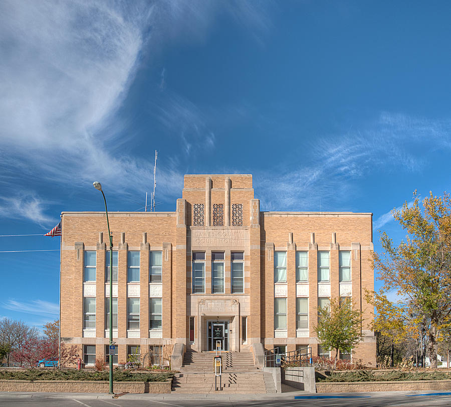 Dawes County Courthouse Photograph by HW Kateley