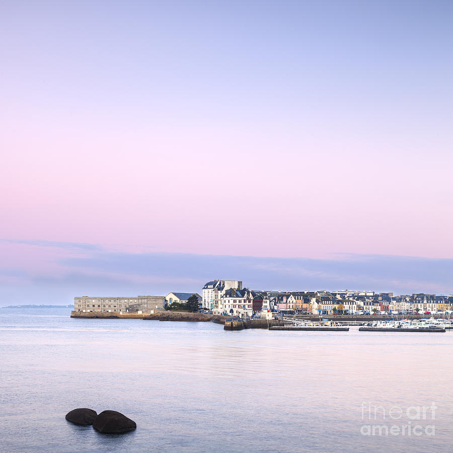 Dawn at Concarneau Brittany France Photograph by Colin and Linda McKie