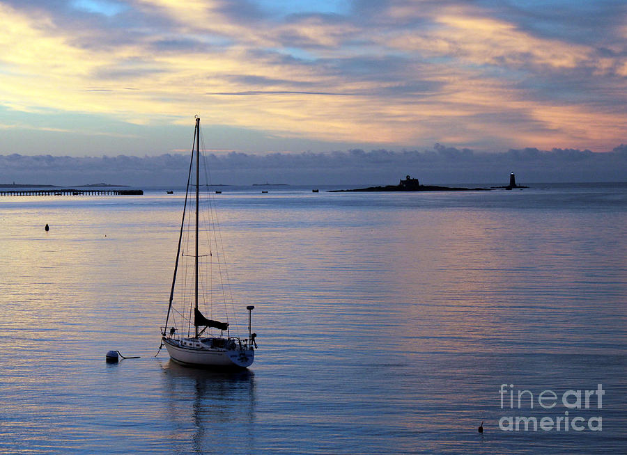 Dawn at Kittery Point  Maine Photograph by Steve  Gass