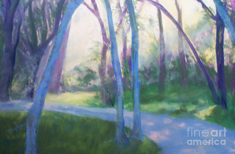 Dawn at Oak Hill Painting by Mary Lynne Powers