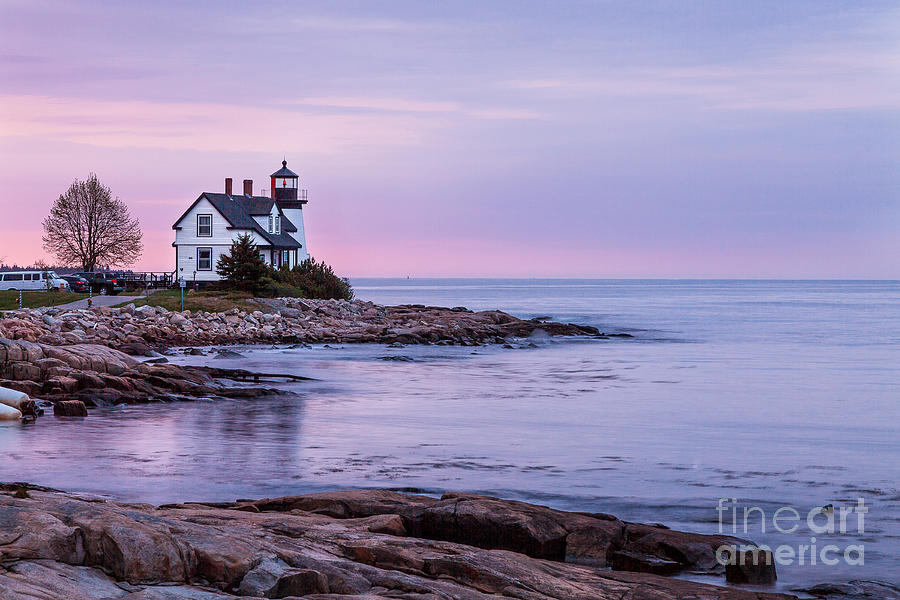 Dawn at Prospect Harbor Light Photograph by Susan Cole Kelly