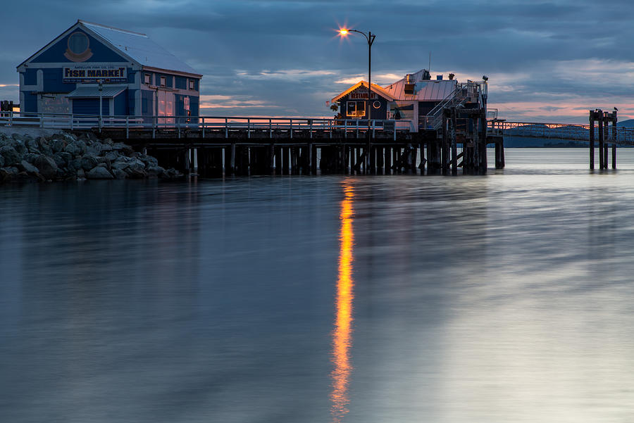 Dawn at the Fish Market Photograph by John Daly