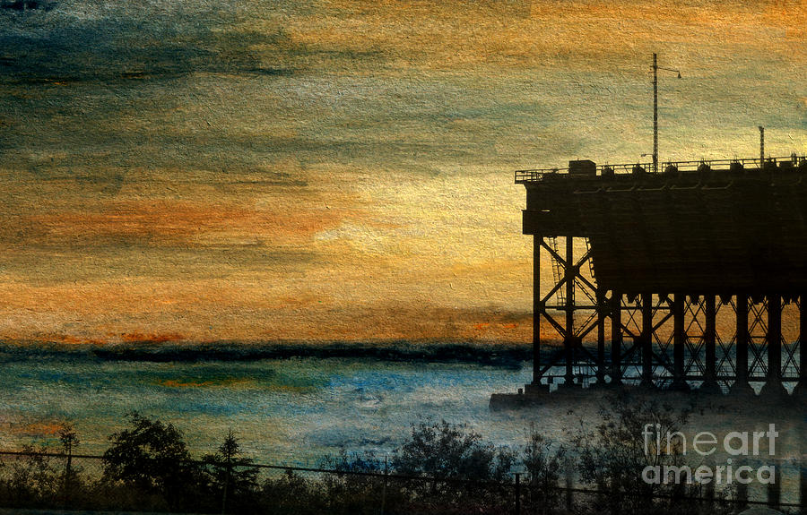 Dawn at the Iron Ore Dock Painting by R Kyllo