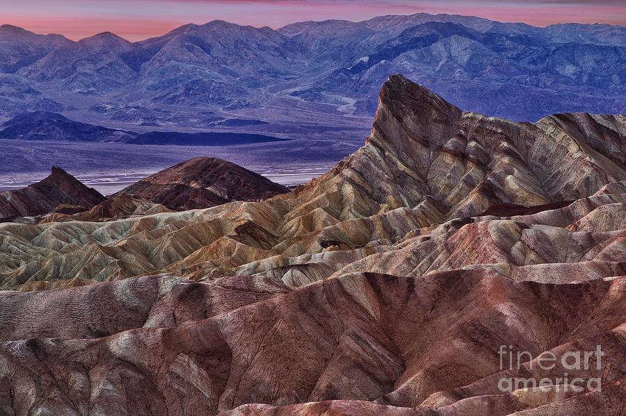 Dawn at Zabriskie Point Photograph by Jerry Fornarotto