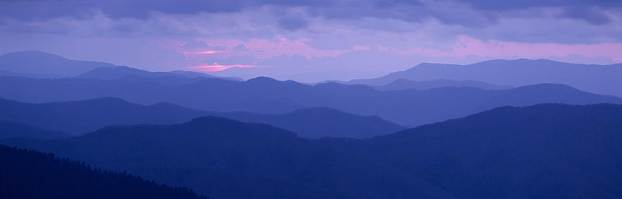 Mountain Photograph - Dawn Great Smoky Mountains National by Panoramic Images