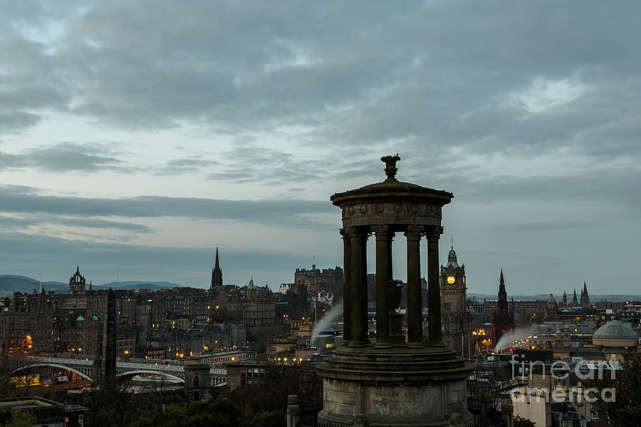 Dawn in Edinburgh Photograph by John Daly