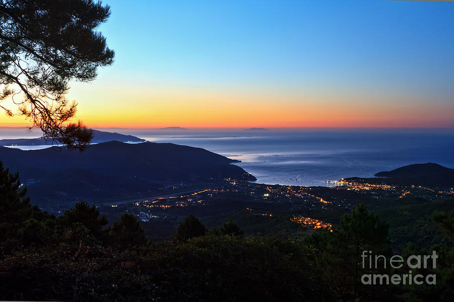 dawn in Elba island Photograph by Antonio Scarpi