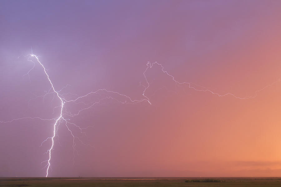 Dawn Lightning Photograph by Rob Graham