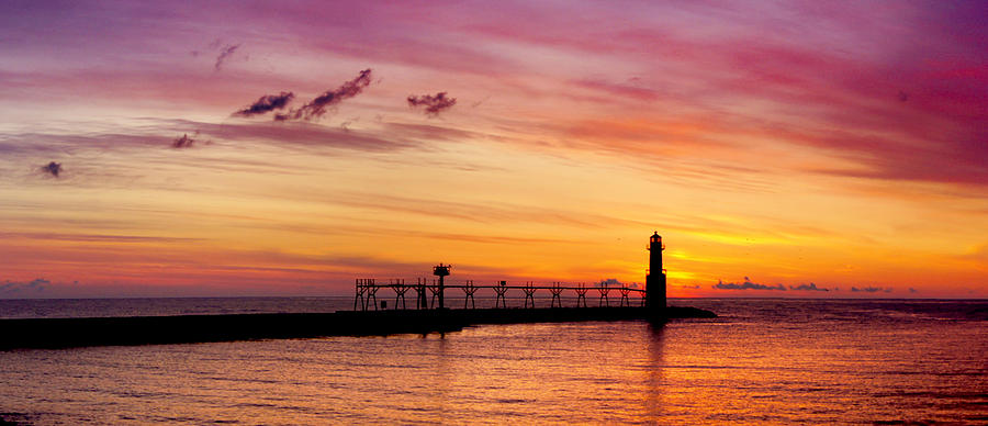 Lake Michigan Photograph - Dawn of Promise by Bill Pevlor