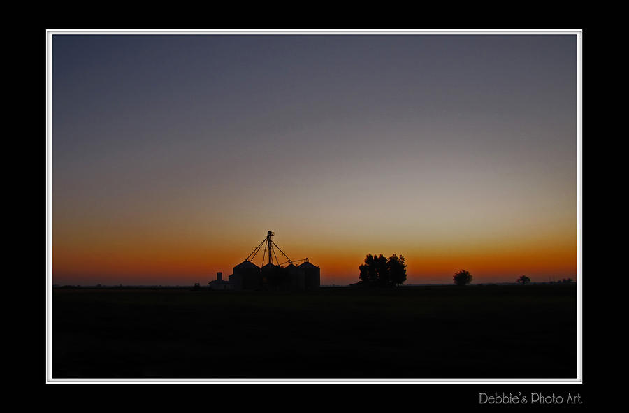 Dawn on the farm Photograph by Debbie Portwood