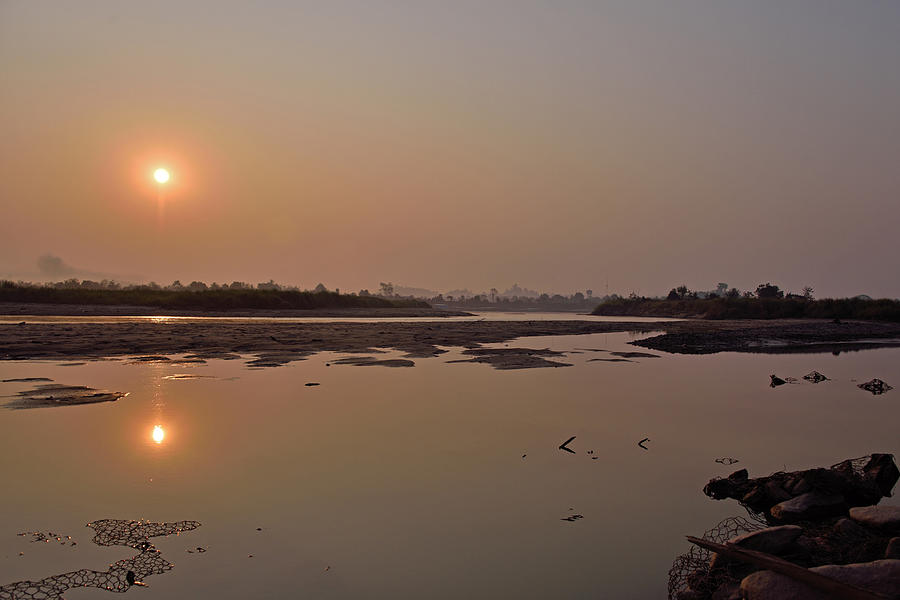 Dawn On The Mekong River Photograph by Robert Kennett