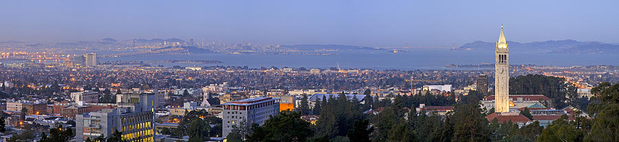 University Of California Photograph - Dawn Over Berkeley by Georgia Clare