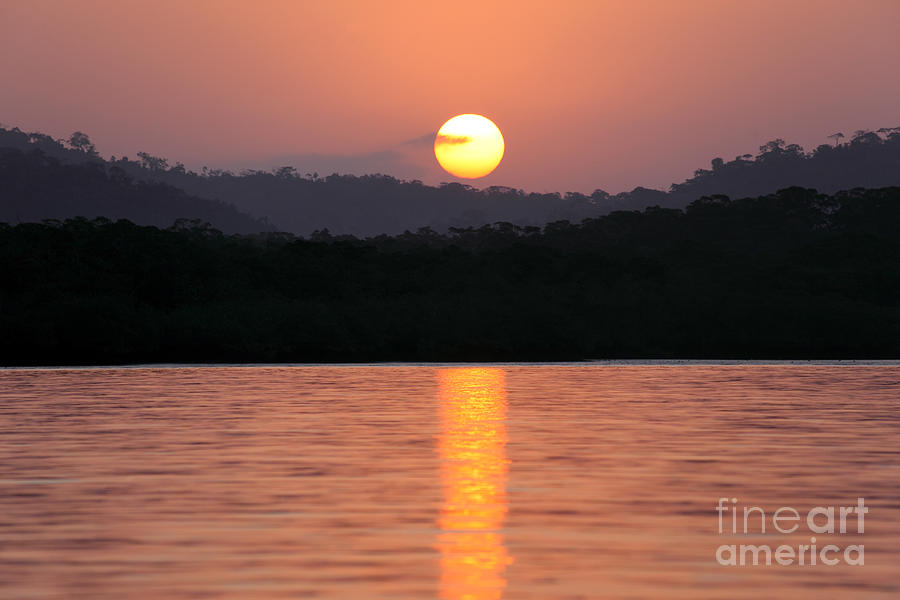 Sunset Photograph - Dawn over Darien by James Brunker