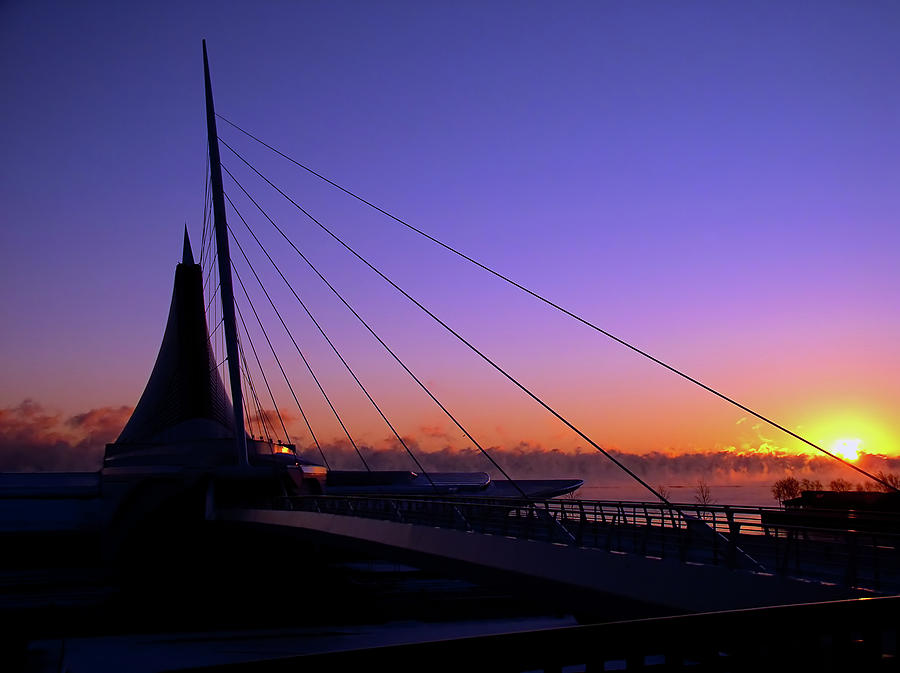 Dawn Over the Calatrava Photograph by Chuck De La Rosa