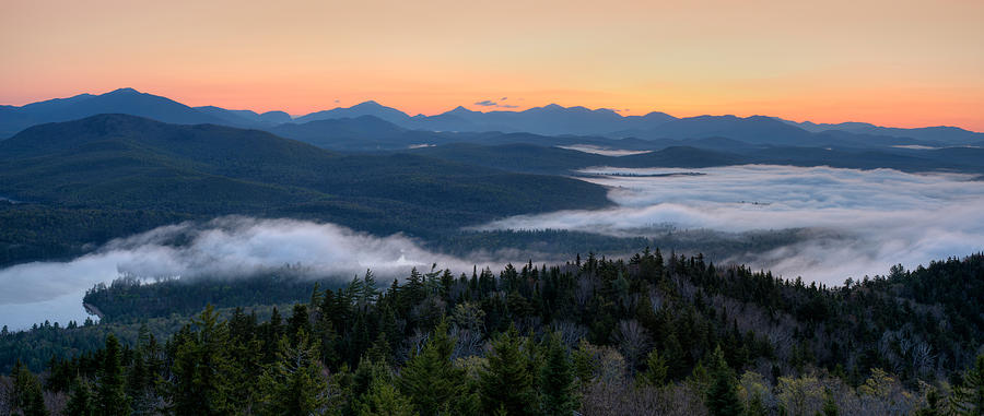 Dawn Over The High Peaks From Goodnow Photograph by Panoramic Images