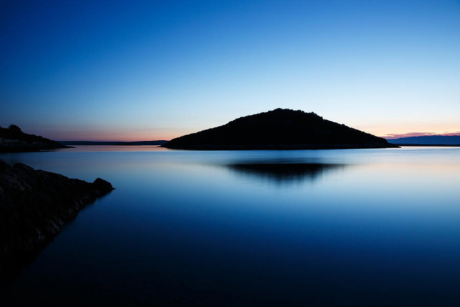 Dawn over Veli and Mali Osir islands on Losinj in Croatia Photograph by Ian Middleton