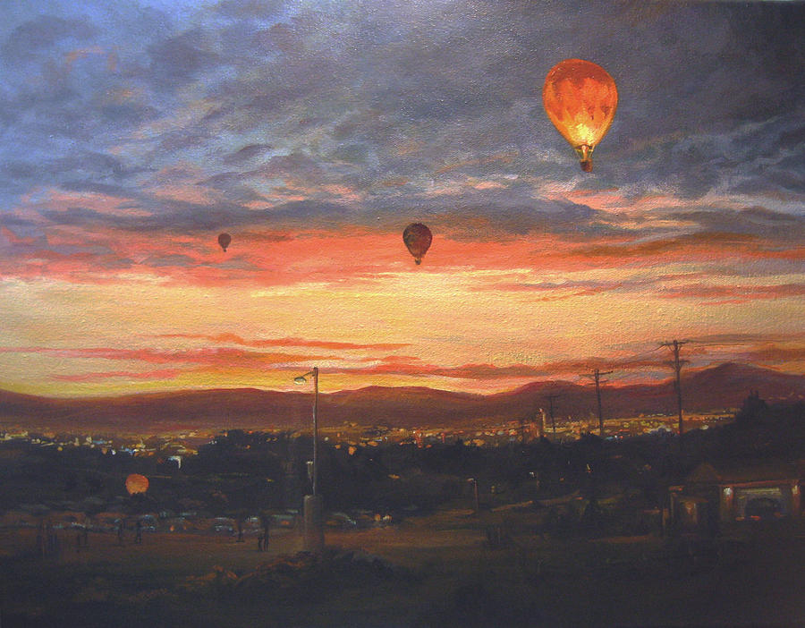 Dawn Patrol Painting by Donna Tucker