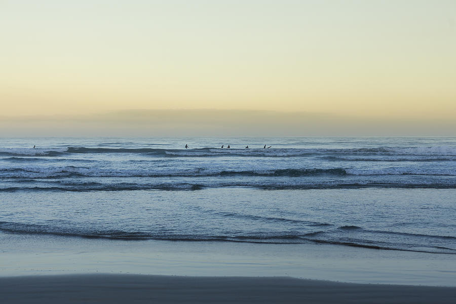 Beach Photograph - Dawn Patrol Surfers 2 by Geoff Scott Beach Photograph - Dawn Patrol Surfers 2 by Geoff Scott
