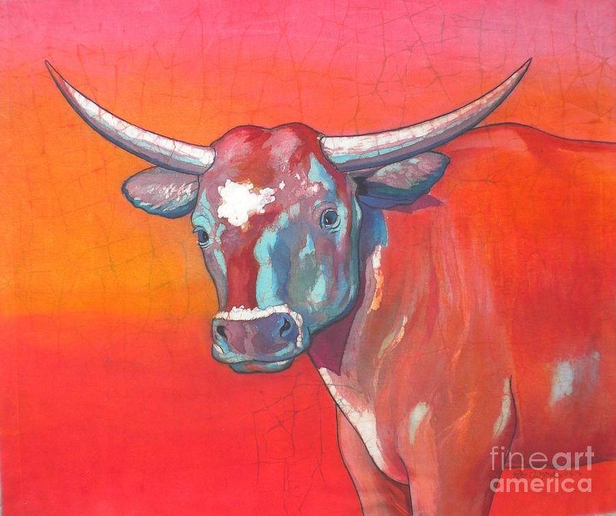 African Painting - Dawn Stare by Peter Chikondi African Painting - Dawn Stare by Peter Chikondi