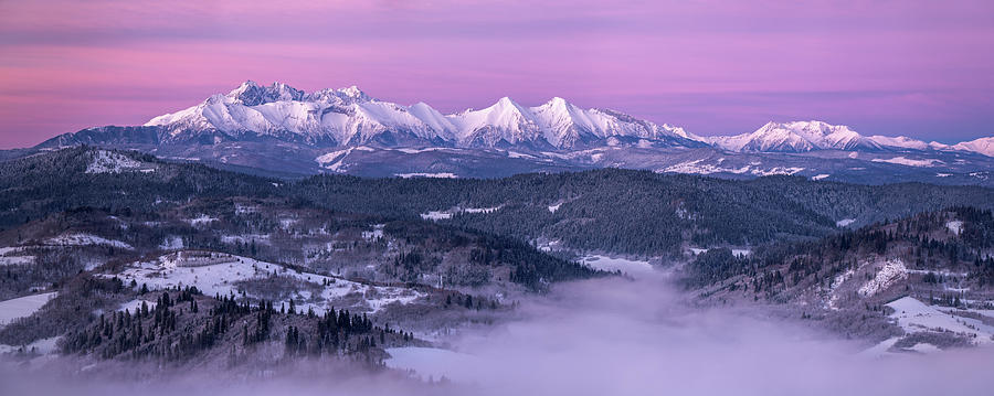 Dawn - Tatra Mountains Photograph by Krzysztof Mierzejewski