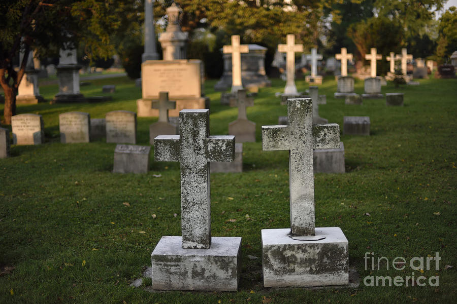 Dawns Early Light At Oakwood Cemetery Photograph