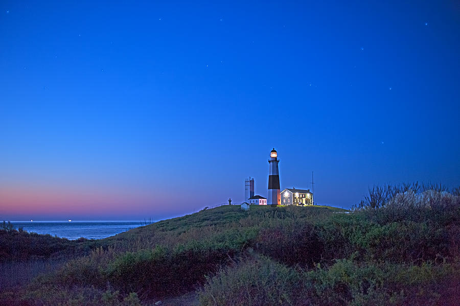 Dawns Early Light at Montauk Point Photograph by William Jobes