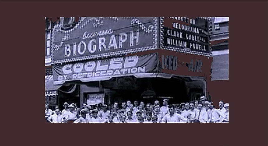 Day after John Dillinger was shot Biograph theater Chicago Illinois July 23 1934-2012 Photograph by David Lee Guss