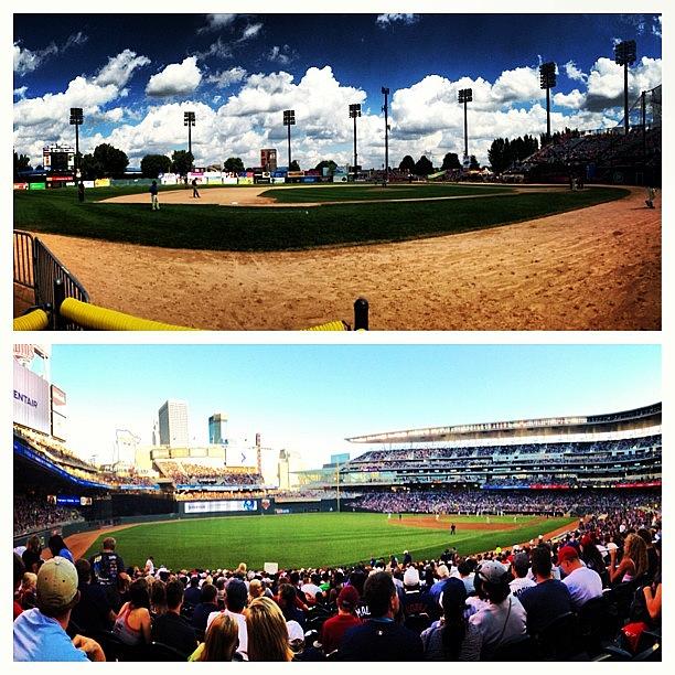 Baseball Photograph - Day And Night. Lots Of #baseball by Betsy B