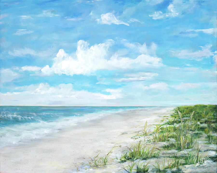 Beach Painting - Day At The Beach by Julie Derice