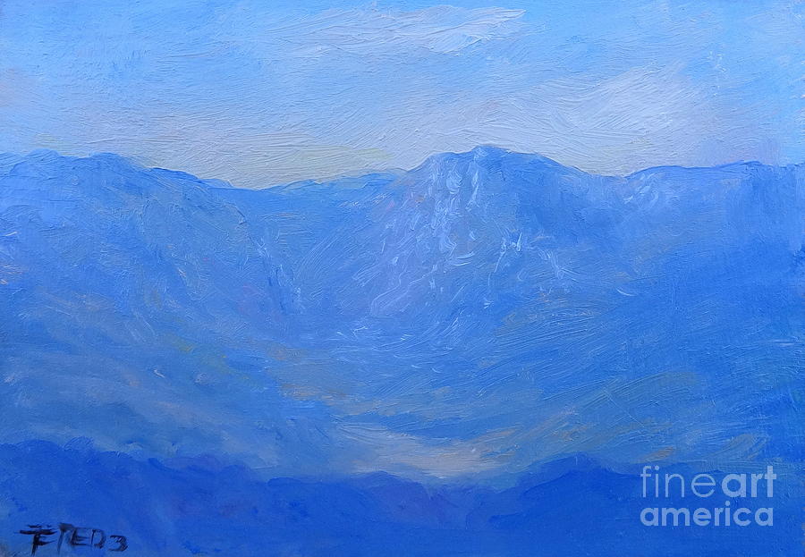 Mountain Painting - Day Break by Fred Wilson