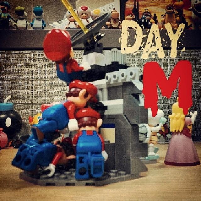 Toy Photograph - Day M.  All Those Lost Mario Lives Have by Chuck Caldwell