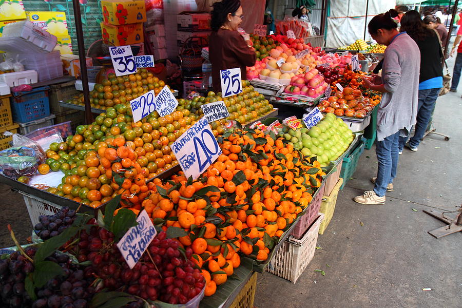 Pak Photograph - Day Market - Pak Chong Thailand - 011317 by DC Photographer