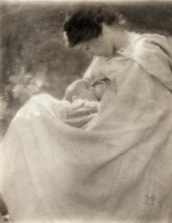 Portrait Photograph - Day Mother And Child, 1905 by Granger