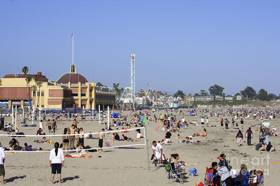 Day on the Beach Boardwalk Photograph by Chris Berry - Fine Art America