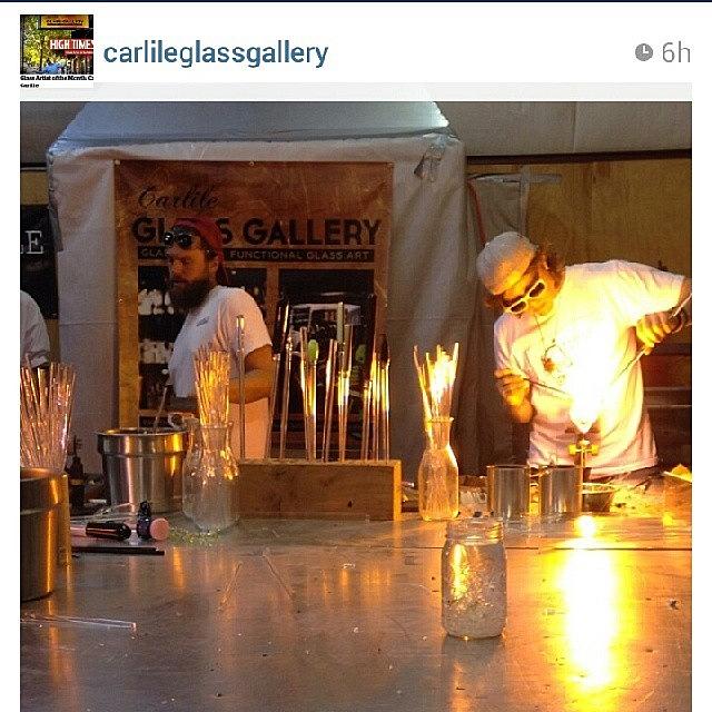 Day One Raging @carlileglassgallery Photograph by Coyle Glass