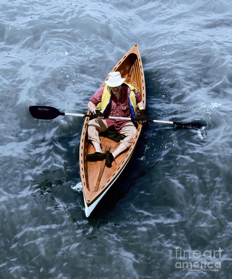 Boat Photograph - Day Tripper Determination by Barbara McMahon