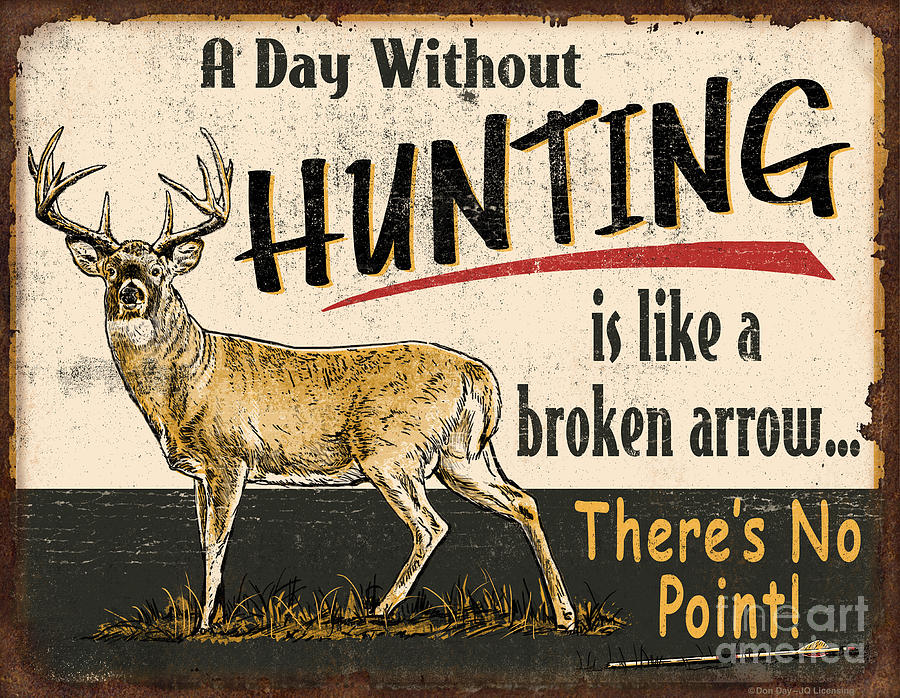 Day without Hunting Painting by JQ Licensing