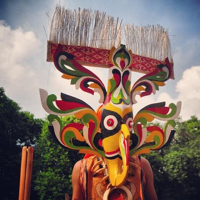 Tribe Photograph - Dayak Traditional Mask #mask #dayak by Dani Daniar