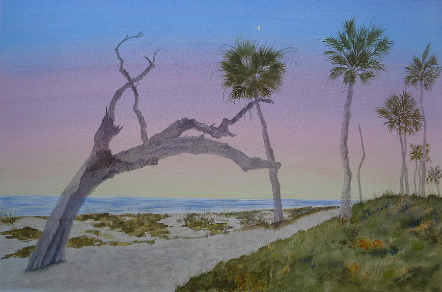 Daybreak at Edisto Painting by Joel Deutsch