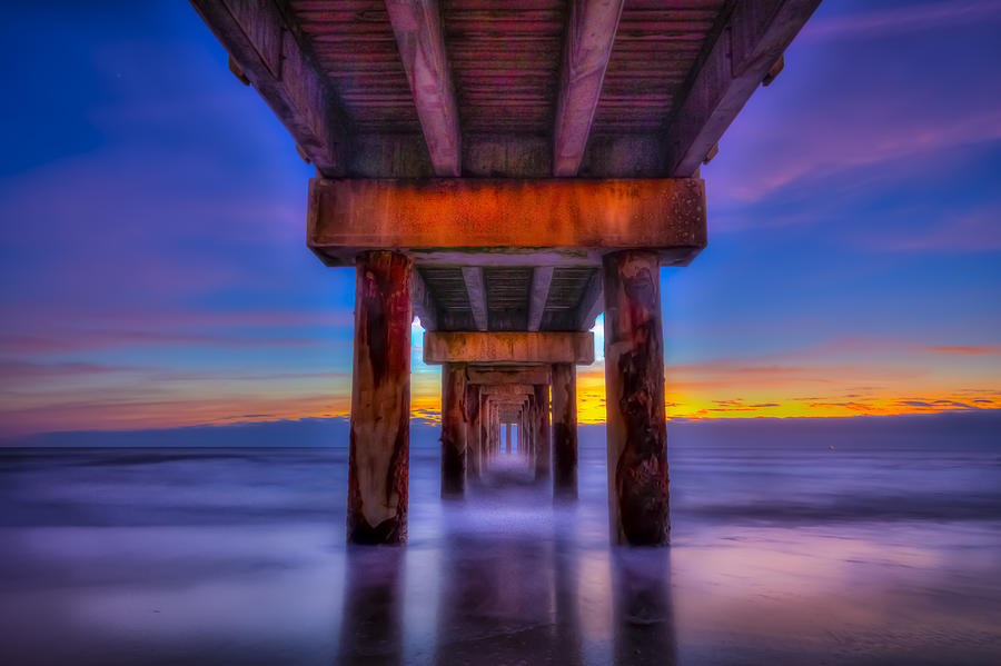 Spring Photograph - Daybreak At The Pier by Marvin Spates