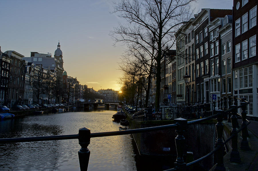 Daybreak in Amsterdam Photograph by Brian Kamprath