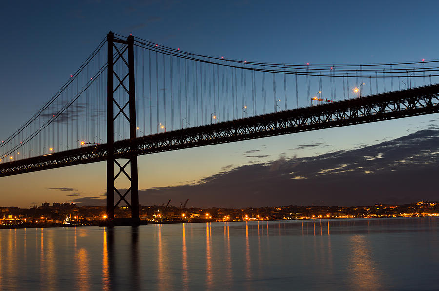Bridge Photograph - Daybreak by Marco Oliveira