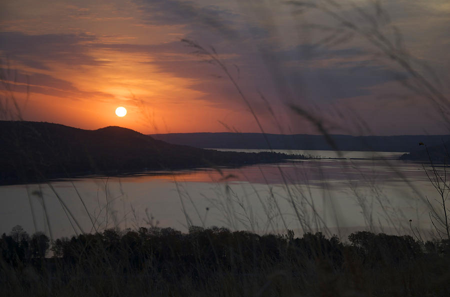 Daybreak On Glen Lake Photograph by Owen Weber